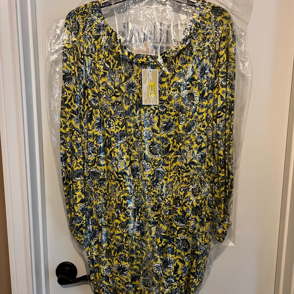 MICHAEL KORS Large GORGEOUS Spring Dress NWT